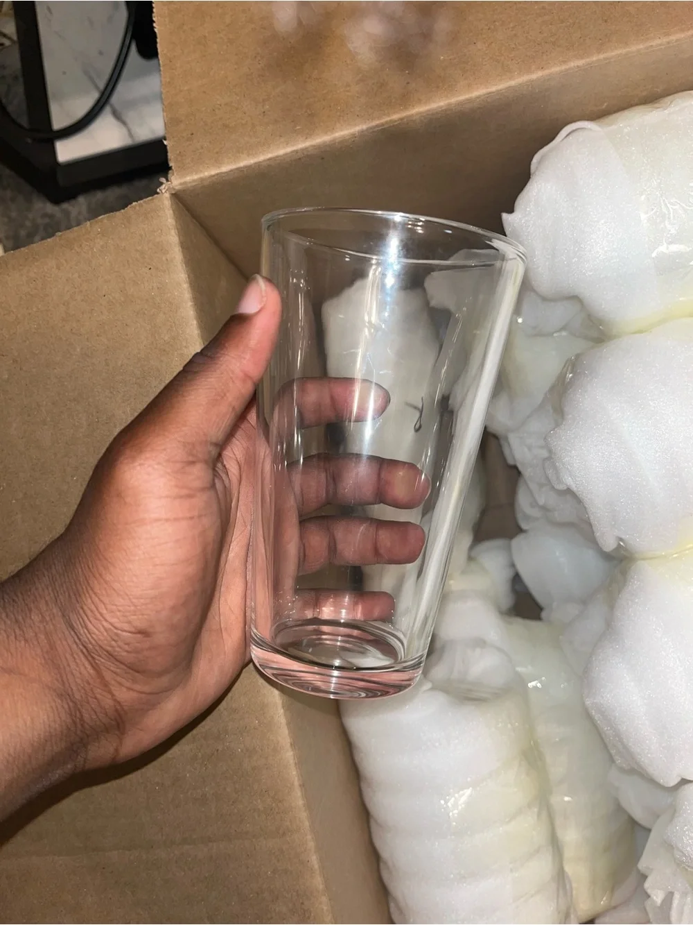 2 Clear Glass Tumbler - Classic Everyday Drinking Glass plus one gift